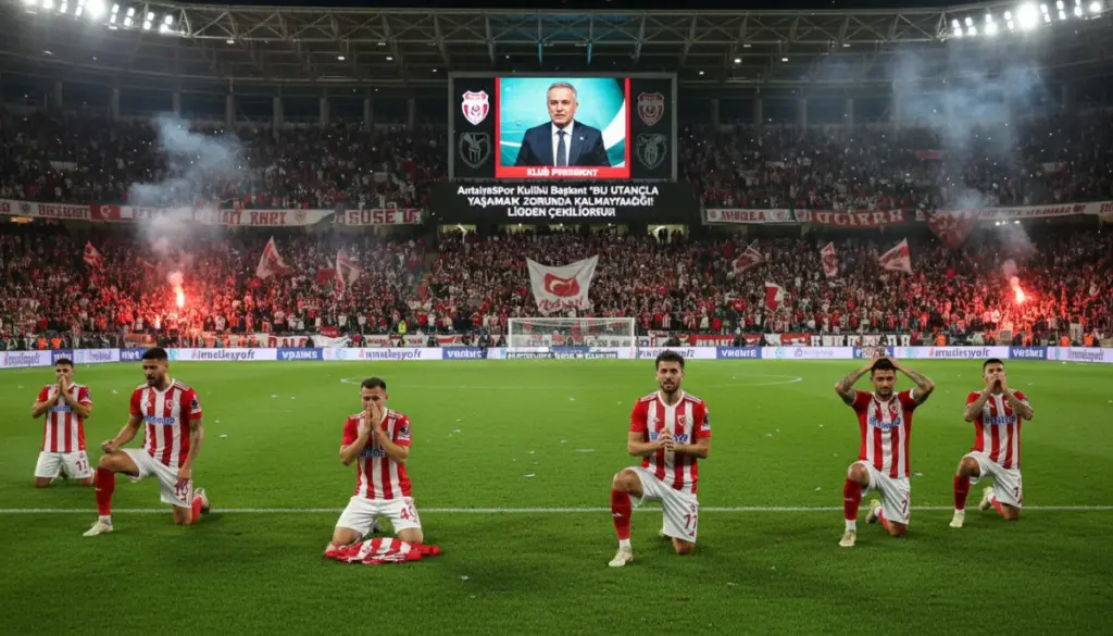 Rıza Perçin’den Olay Sözler: Antalyaspor Veda Etti
