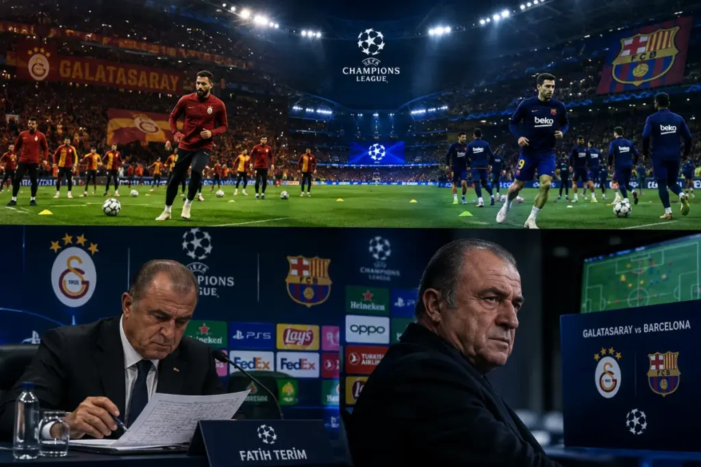 Fatih Terim, UEFA Adına Galatasaray-Barcelona Maçını Mercek Altına Alıyor